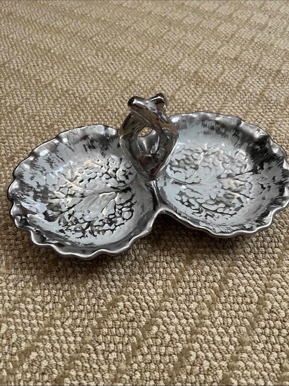 Vintage Stangl Silver Candy Dish